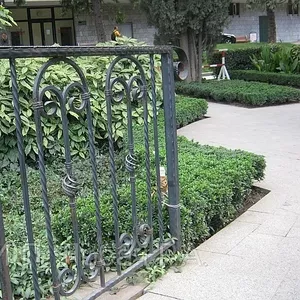 Забор,  ограда,  ворота,  козырьки,  котлы,  перила,  ковка,  кованые ворота.