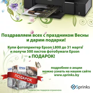 Epson L800 - фотопринтер без картриджей