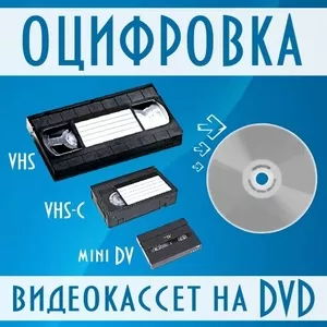 Перезапись с видеокассет в Минске (любой тип кассет)