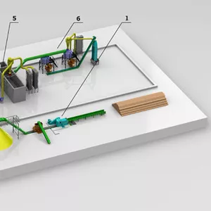 Оборудование для производства топливных гранул и топливных брикет