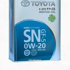 Оригинальное Масло  TOYOTA 08880-10506 SN 0W-20 08880-10505 SN 0W20