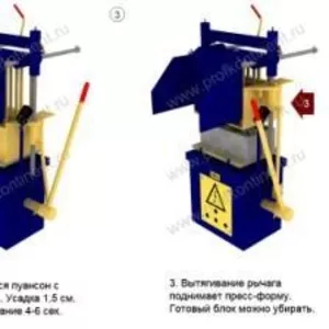 Оборудование для производства шлакоблоков,  брусчатки,  бордюров,  кирпич