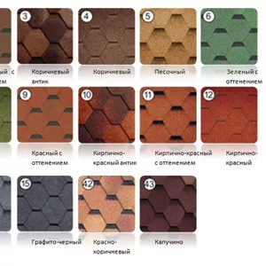 Гибкая черепица Roofshield,  мягкая кровля