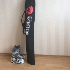 Горные лыжи женские Rossignol Passion III,  154 см,  палки,  чехол,  ботин