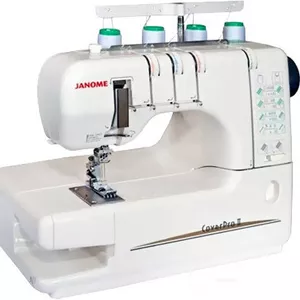 Распошивальная машина Janome CoverPro II. Практически новая