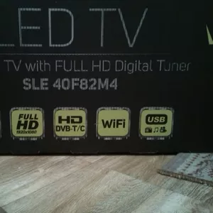 Новый телевизор LED 40'' (102 см) SMART TV,  WI-FI