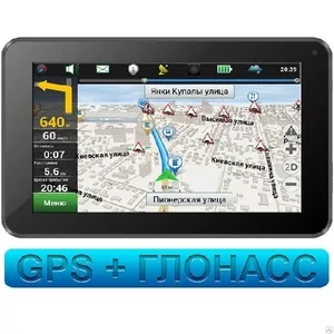 GPS-навигатор для автомобиля с функцией видеорегистратора и планшета. Гарантия 12 мес.