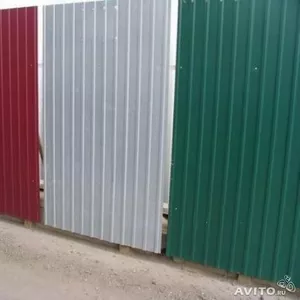 Профлист кровельный и заборный