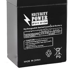 Аккумуляторная батарея 6V/4.5Ah Security Power SP