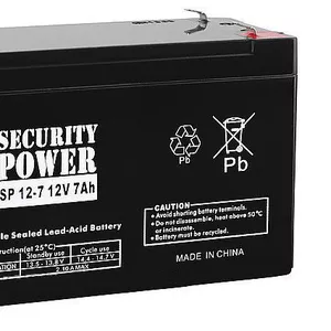 Аккумулятор 12V/7Ah Security Power SP 12-7