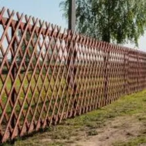Деревянное быстровозводимое ограждение 