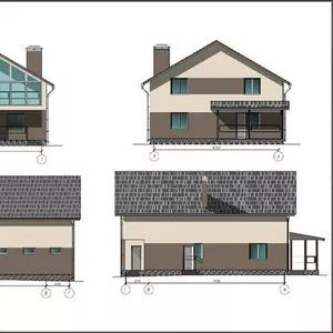 Проект частного коттеджа