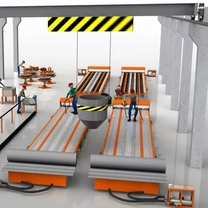 Линия по производству световых опор св