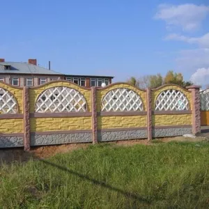 Предлагаем забор железобетонный,  Тротуарную плитку,  Бордюры и др