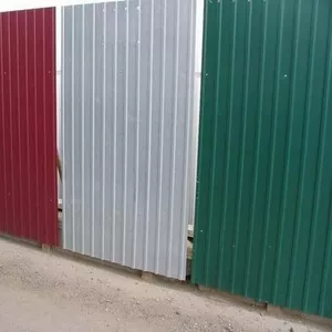 Крашенный и оцинкованный профлист С8 и C21. Доставка по вашему адресу.