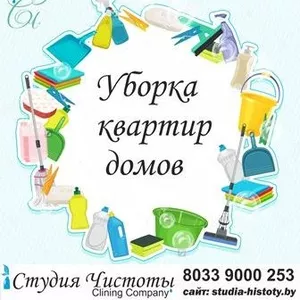 Уборка квартир,  домов,  офисов