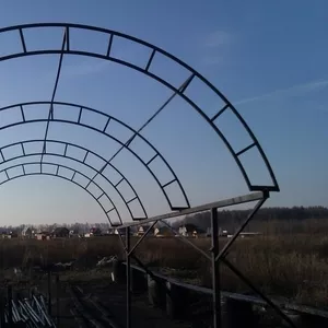 Навес без поликарбоната