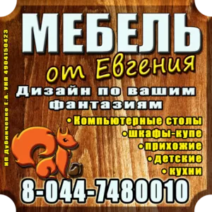 Мебель под заказ от Евгения.