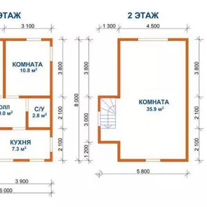 Сруб ДОМА или БАНИ из бруса доставка, установка в Слуцк
