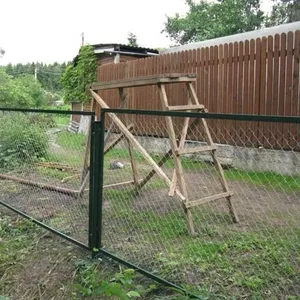 Секции заборные из металлических прутьев,  сетки рабицы. Опт и розница!