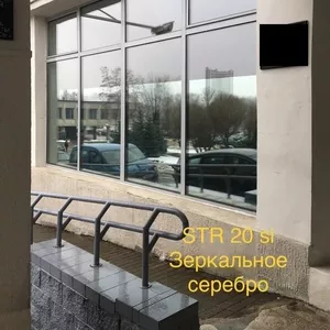 Тонировка зеркальными пленками окон.