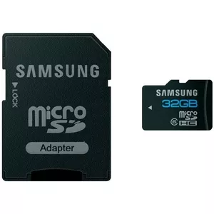 Карта памяти Samsung Micro SD 32 gb (class 10) (с адаптером)