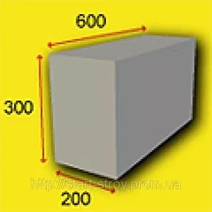 Блоки ПГС 60*20*30Рассрочка,  кредиты банка. Помощь в доставке по г. Гомелю и  области.