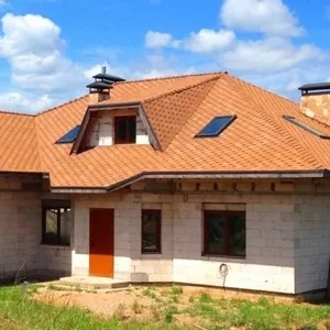 Стильный и просторный дом в стиле шале с террасой