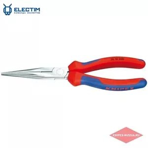 Плоские круглогубцы с режущими кромками KNIPEX KN-2615200